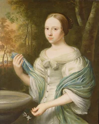 Retrato de uma senhora, 1671